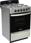 COCINA 5558 EF/A INOX 4 HORNALLAS 56CM FLORENCIA