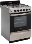 Cocina Multigas WFX57DW 4 Hornallas 55 CM WHIRLPOOL