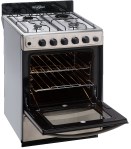 Cocina Multigas WFX57DW 4 Hornallas 55 CM WHIRLPOOL