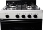 COCINA 87679V 55CM 4 HORNALLAS INOX. VOLCAN