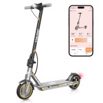 Monopatín Eléctrico VLPE-V8 - 350W, 36V, 30km/h, Gris/Amarillo