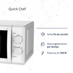 Microondas B120M20 20 Litros 700 W Blanco BGH