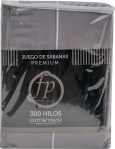 Juego de Sabanas Premium 2 1/2 Plazas Gris FP HOME