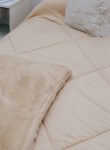 ACO CORDERITO LISO 2 1/2 PLAZA BEIGE FP HOME