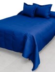 Cubrecama Queen Size Azul Marino FP HOME