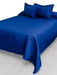 Cubrecama Queen Size Azul Marino FP HOME