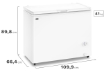 Freezer Horizontal Inverter FGHI300B-L 280 Litros Blanco GAFA