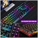 KIT GAMER TECLADO+MOUSE TF200 T WOLF