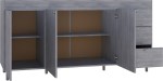 BAJO MESADA 160CM 4002 JACARANDA MUEBLES ORLANDI