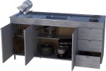 BAJO MESADA 160CM 4002 JACARANDA MUEBLES ORLANDI