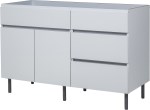 BAJO MESADA LIVORNO 1.2M 2P 3C BL NORTE MUEBLES RICCHEZZE