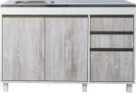 BAJO MESADA SORRENTO 1.2M 2P 3C CAS-ARC MUEBLES RICCHEZZE