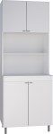 KIT DOBLE COCINA 4077 BLANCO MUEBLES ORLANDI