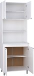 KIT DOBLE COCINA 4077 BLANCO MUEBLES ORLANDI