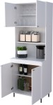 KIT DOBLE COCINA 4077 BLANCO MUEBLES ORLANDI