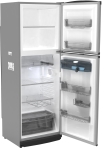 Heladera Con Freezer CONQUEROR 364 Litros Con Dispenser Plata 2F-1800PDa