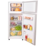 Heladera con Freezer TFK-HD220 220L - Eficiencia A, Estantes Vidrio, Plateada