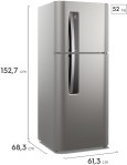 HELADERA 265L HENI3000P NO FROST INV /A PL . ELECTROLUX