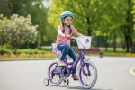 Bicicleta NORDIC 17753 - R16, Estabiliz., Porta Muñeca, V-Brake, Violeta