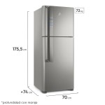 HELADERA 461L IF55S NO FROST INV PL ELECTROLUX