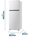 HELADERA 324L PHNT324BDI NO FROST INV  PHILCO