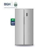 HELADERA 397L BRS400I1A NO FROST SBS IN INOX BGH