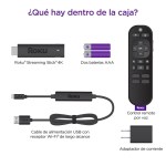 Reproductor Roku STREAMING STICK 4K 3820MX 1GB