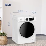 LAVARROPAS AUTOMATICO BWFI08W24AR INV 8K 1400 RPM BGH