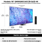 Smart Tv 98 Pulgadas QLED 4K Ultra HD SAMSUNG Q80C + Barra de Sonido