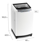 Lavarropas Carga Superior ELAC309W 9 Kg 750 Rpm Blanco ELECTROLUX
