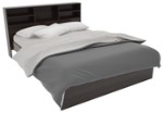 CAMA 2 PLAZA 83 C/REPISA WENGUE CON MUEBLES ORLANDI