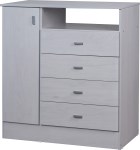 COMODA ECOPACK 1P 4C NEVADA MUEBLES RICCHEZZE