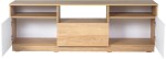 RACK MUNDIAL MESINA HICKORY / BLANCO TX MUEBLES RICCHEZZE