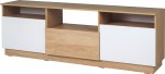 RACK MUNDIAL MESINA HICKORY / BLANCO TX MUEBLES RICCHEZZE