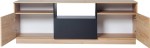 RACK MUNDIAL MESINA HICKORY / NEGRO TX MUEBLES RICCHEZZE