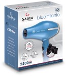 SECADOR TEMPO COMPACT 3D BLUE TITANIO. GAMA
