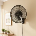 Ventilador de Pared 90 W VWOC20 Negro