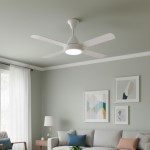 VENTILADOR DE TECHO FUSION LED BL MOTOR DC 030156 SEVERBON