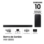 SOUNDBAR HW-B555/ZB 2.1C 410W SAMSUNG