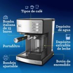 CAFETERA EXPRESSO EM6603SS 15 BA OSTER