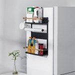 Repisa Magnética REP400 - Organizadora, Acero/Madera, Soporta 12 Kg, Negra Mate