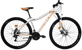 Bicicleta Mountain Bike  Lady Rodado 29 Blanco/Naranja
