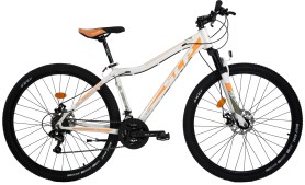 Bicicleta Mountain Bike Lady Rodado 29 Blanco/Naran...