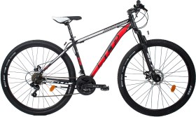 Bicicleta Mountain Bike 5 PRO Rodado 29 Talle 16 Negro Rojo SLP