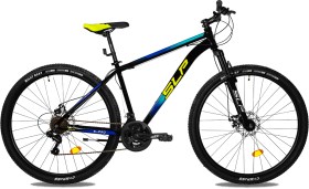 Bicicleta Mountain Bike 5 PRO Rodado 29 Negro Verde SLP
