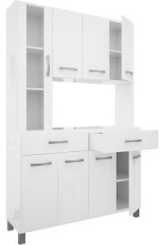 Kit Con Alacena 650 120Cm Bl