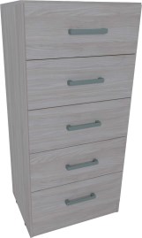Chifoniers 3425 5C 60Cm Jacaranda