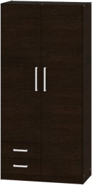 Placard 2 Puertas De 87 Cm Pac090 Wengue 