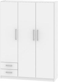 Placard 3 Puertas De 130 Cm Pac130 Blanco 