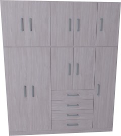 Placard 2 Cuerpos con 10 Puertas 175 Cm 3564 Jacaranda MUEBLES ORLANDI